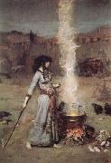John William Waterhouse The Magic Circle France oil painting artist